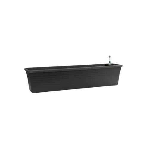 FIORIERA MEDITERRAN CON SISTEMA DI IRRIGAZIONE WATERSYSTEM 100CM ANTRACITE