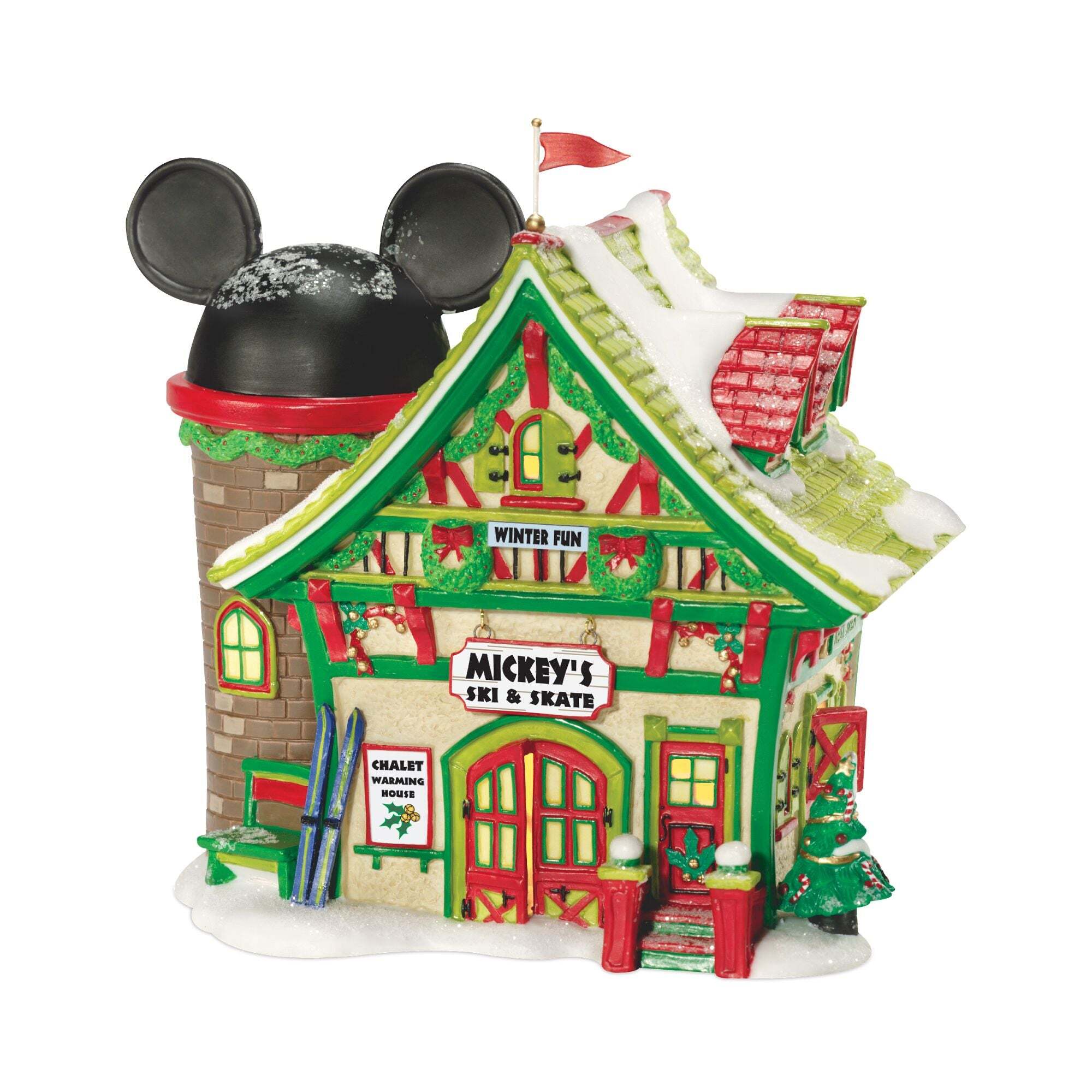 Negozio di Sci e Pattini di Topolino 15cm Department 56 Disney Village