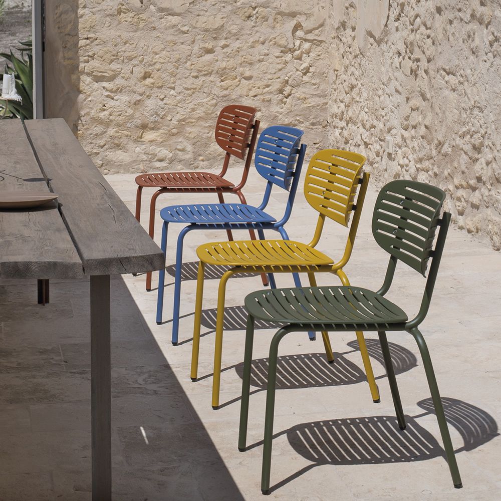 SEDIA MOM IN ACCIAIO COLORE A SCELTA