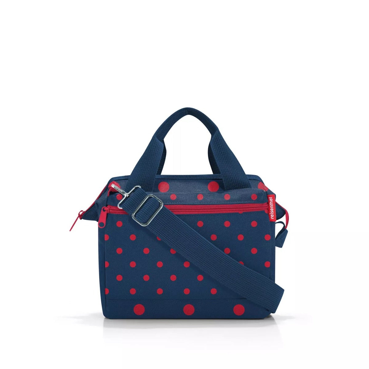 BORSA ALLROUNDER CROSS MIXED DOTS RED CON TRACOLLA