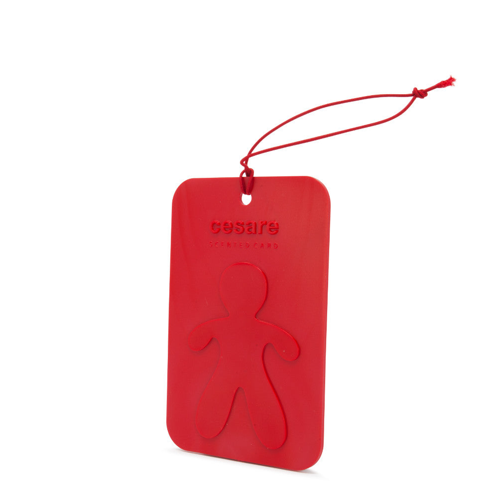 MR&MRS FRAGRANCES TESSERA PROFUMATA APPENDIBILE CESARE ROSSO MENTA PIPERITA