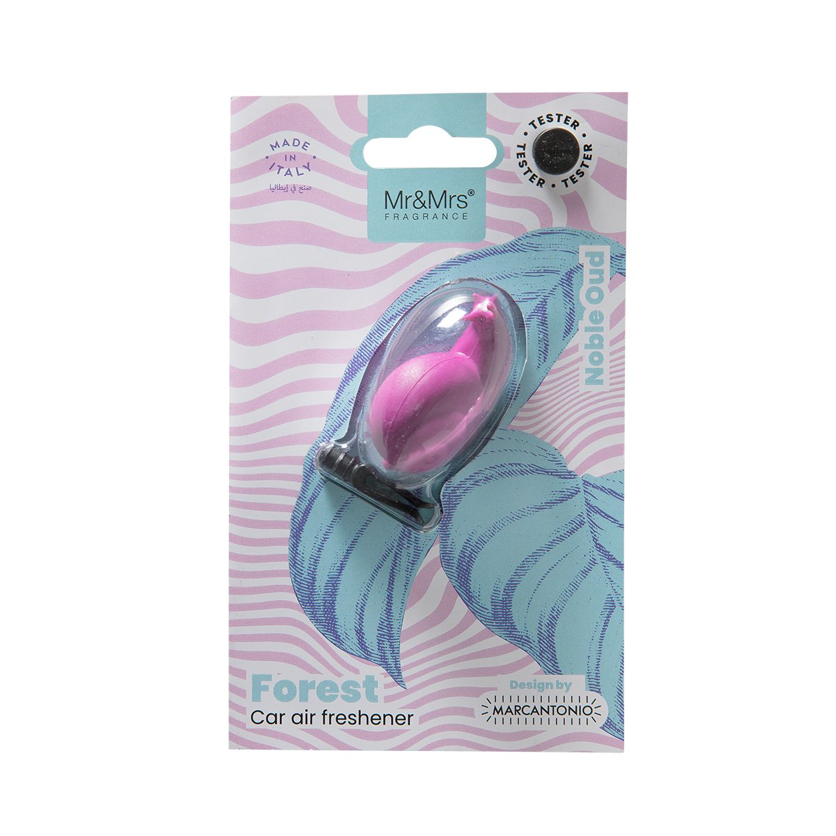 MR & MRS FRAGRANCE PROFUMATORE PER AUTO FOREST SNAIL PURPLE NOBLE OUD