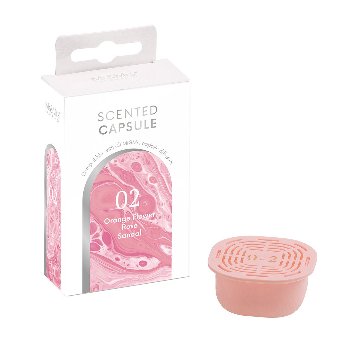 MR&MRS FRAGRANCE GEORGE CAPSULE 02 FIORE D’ARANCIO, ROSA E SANDALO