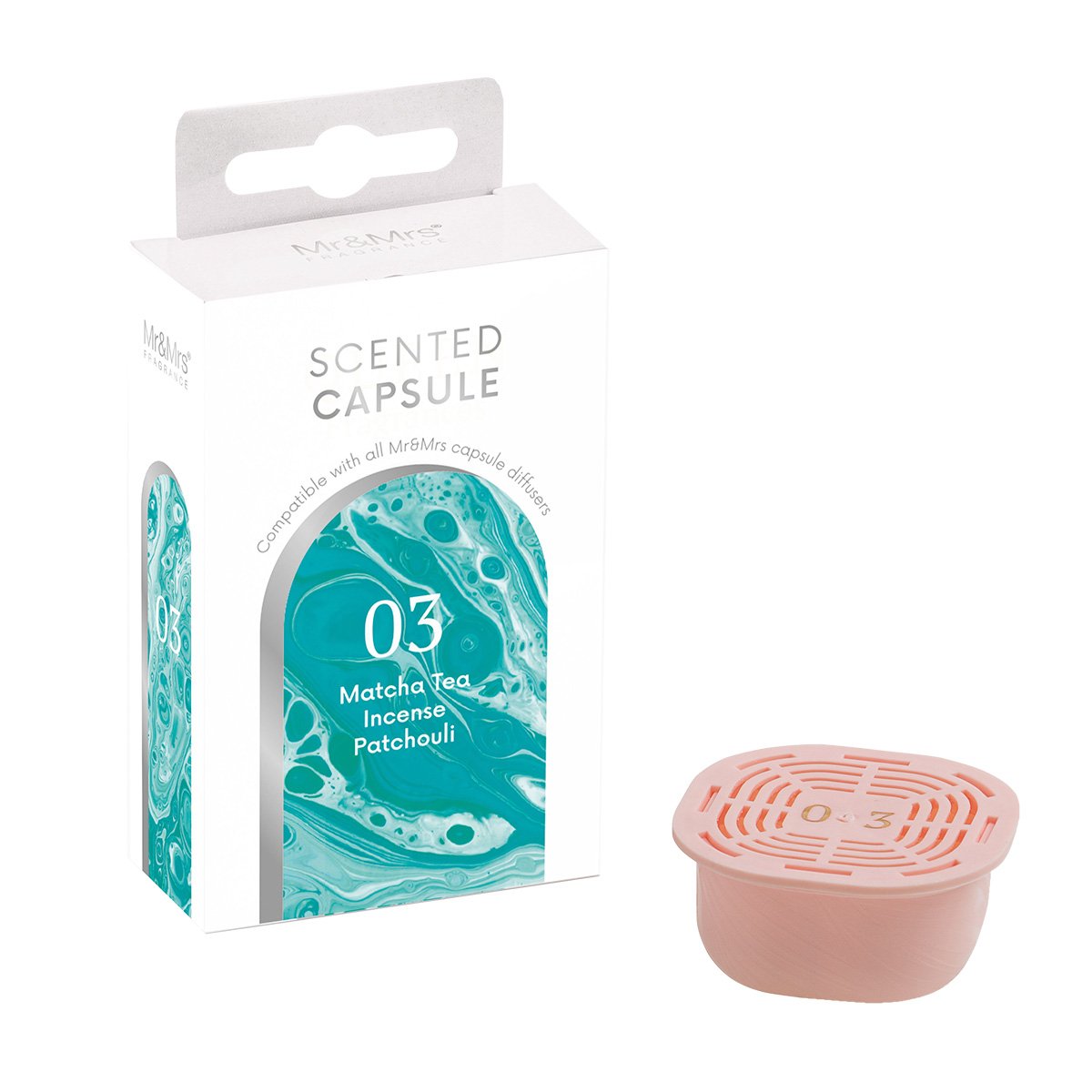 MR&MRS FRAGRANCE GEORGE CAPSULE 03 MATCHA TEA, INCENSO, PATCHOULI