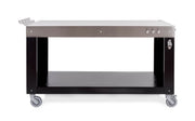TAVOLO MULTIFUNZIONE PER PIZZA 160CM NERO ALFA FORNI