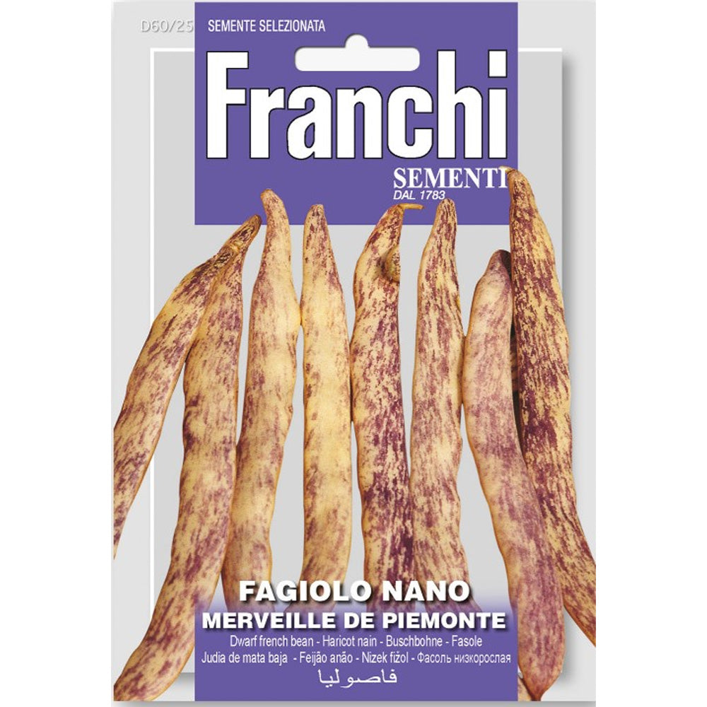 SEMI DI FAGIOLO NANO MERVEILLE DE PIEMONTE 250GR