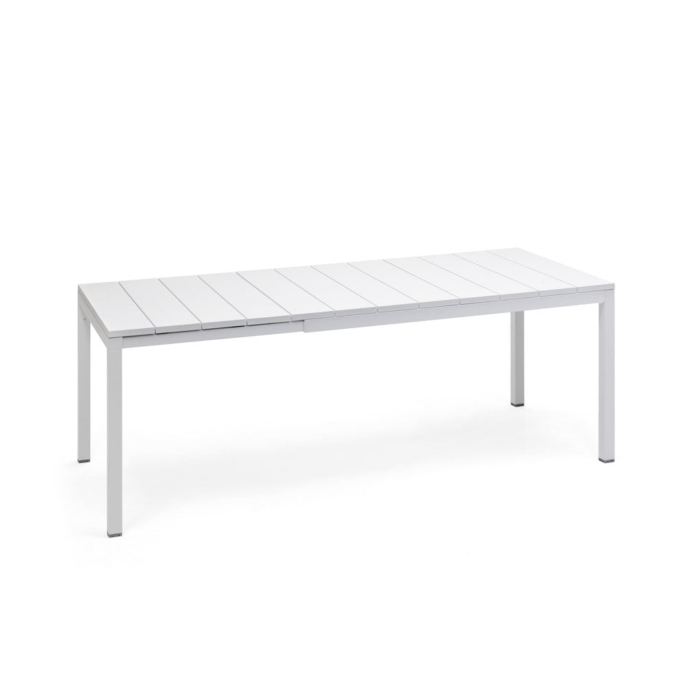 OFFERTA TAVOLO RIO ALLUNGABILE 140/210CM BIANCO +4 SEDIE DOGA AGAVE