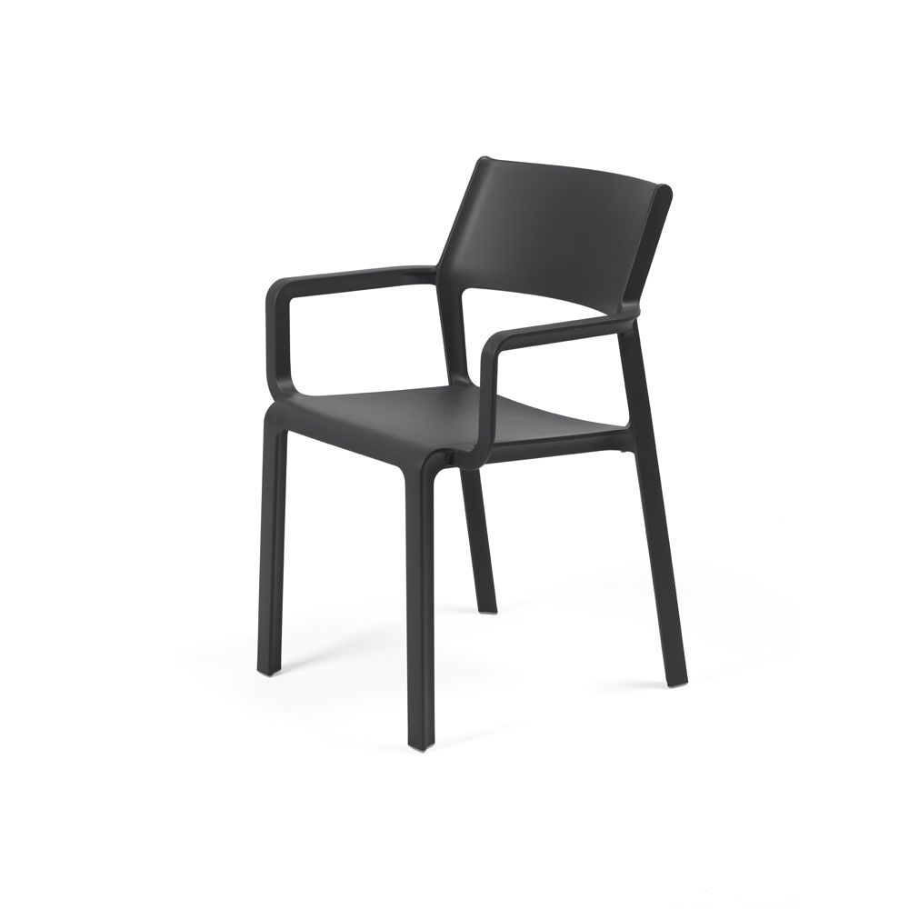 OFFERTA TAVOLO RIO ESTENDIBILE 210/280CM ANTRACITE +6 SEDIE +2 POLTRONE TRILL