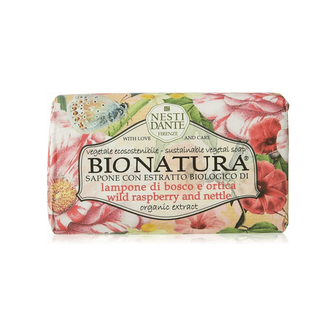 SAPONE BIONATURA LAMPONE DI BOSCO E ORTICA