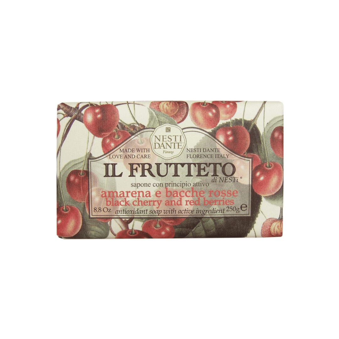 SAPONE FRUTTETO AMARENA E BACCHE ROSSE 250GR