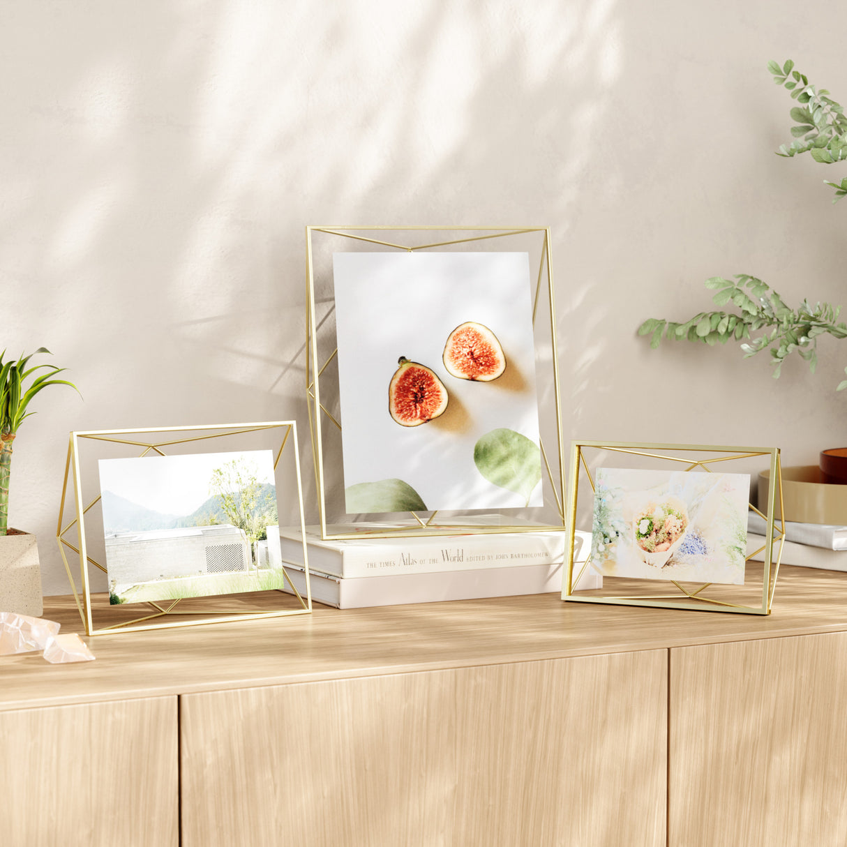 Cornice Prisma 5x7 (13x18 cm) Ottone Opaco Umbra