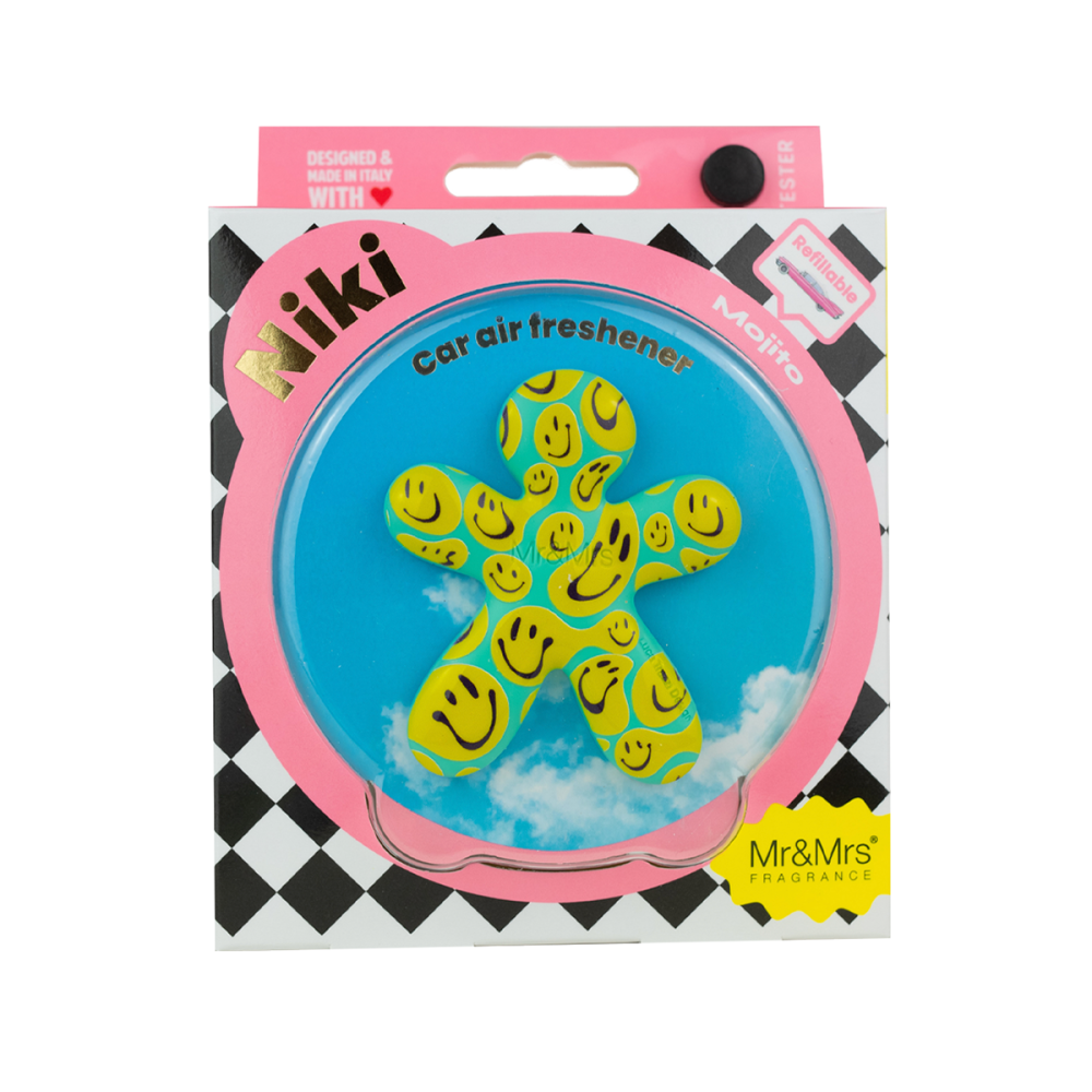 MR & MRS FRAGRANCE PROFUMATORE PER AUTO NIKI SMILES MOJITO