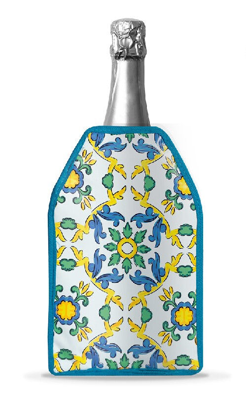 GLACETTE RAFFREDDA BOTTIGLIE MAIOLICA