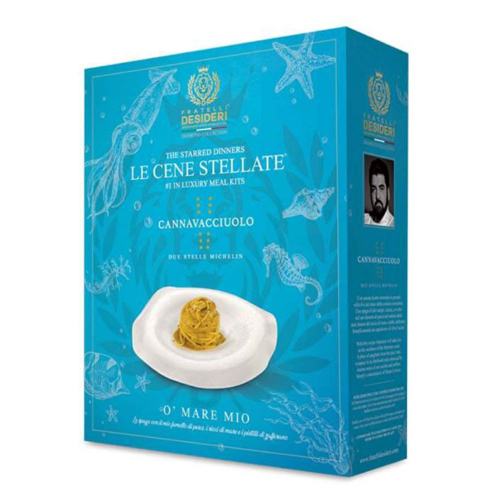 FRATELLI DESIDERI, O MARE MIO BY ANTONINO CANAVACCIUOLO, SPAGHETTI AL FUMETTO DI PESCE PER 4 PERSONE CENE STELLATE