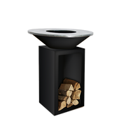 BARBECUE A LEGNA OFYR CLASSIC STORAGE BLACK 100
