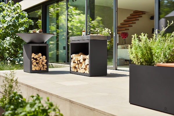 BARBECUE A LEGNA OFYR CLASSIC STORAGE BLACK 100