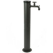 FONTANA A COLONNA TONO SU TONO ANTRACITE