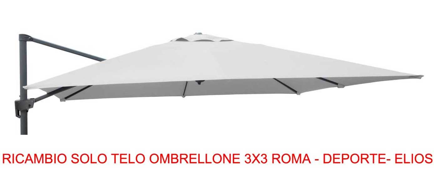 RICAMBIO TELO ECRU PER OMBRELLONE ROMA DEPORTE ELIOS 3X3