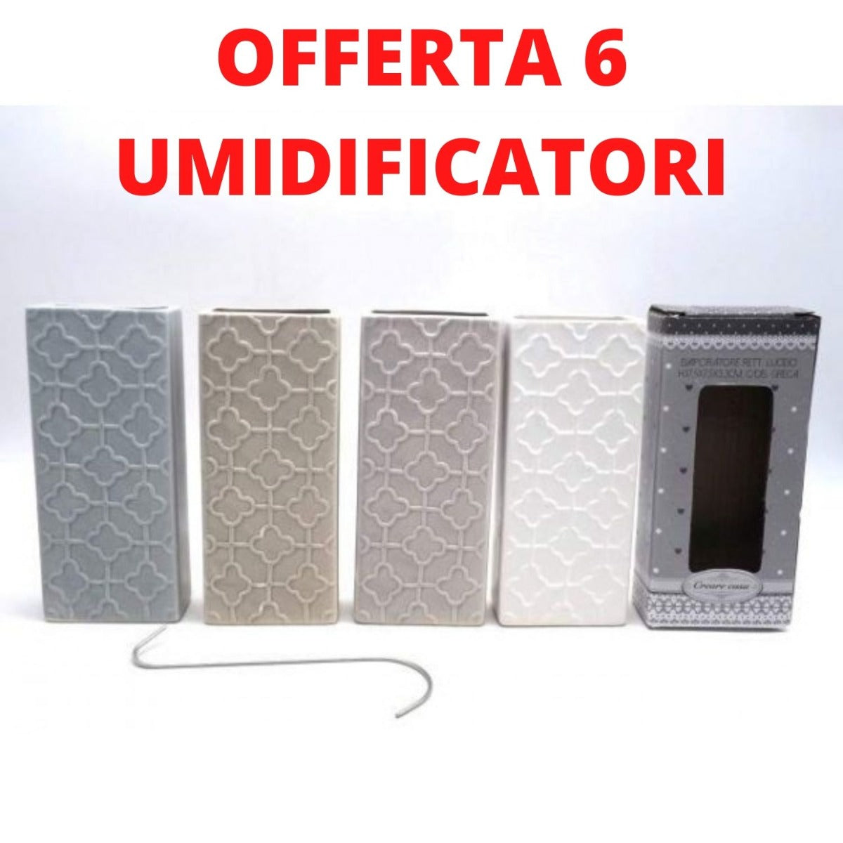 OFFERTA 6 UMIDIFICATORI GRECO LUCIDO PER TERMOSIFONI