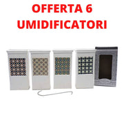 OFFERTA 6 UMIDIFICATORI MOTIVO MATTONELLA PER TERMOSIFONI