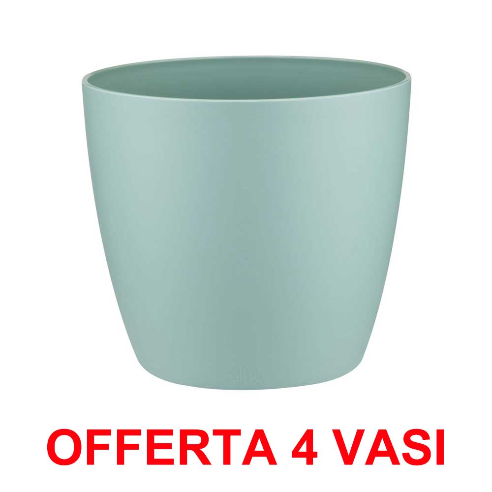 OFFERTA 4 VASO BRUSSELS ROUND 18CM MINT