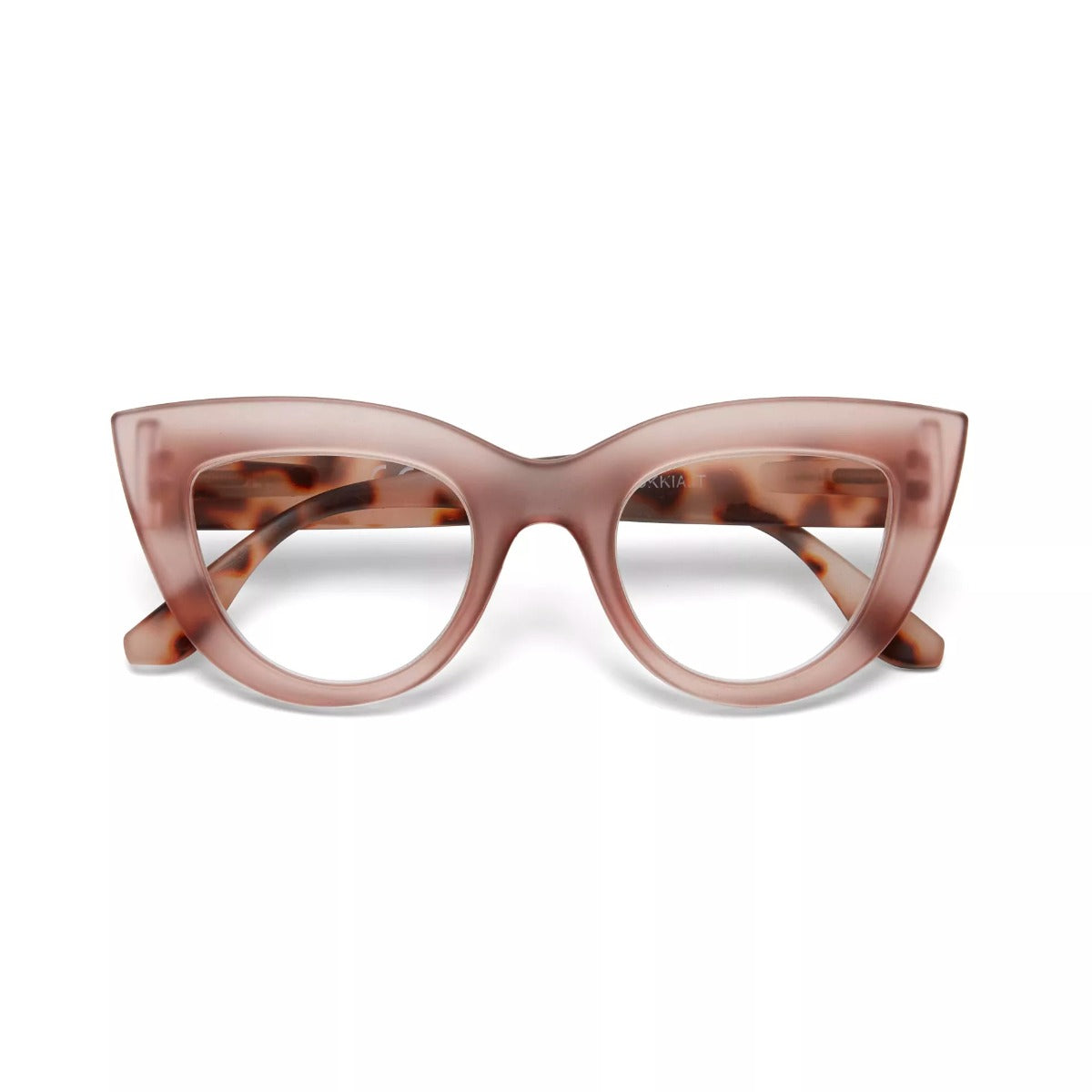 OCCHIALI DA LETTURA OKKIA, +3.00, MODELLO CLAUDIA, PINK HAVANA