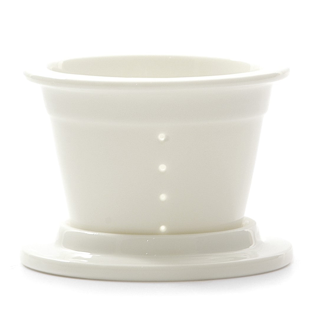 FILTRO CON COPERCHIO PER TAZZA DA INFUSIONE/TISANIERA ATUPERTU IN PORCELLANA