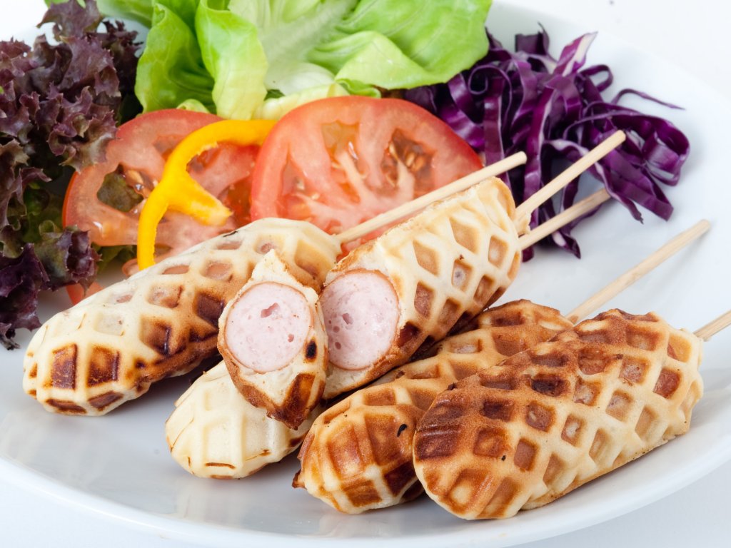 PIASTRA PER WAFFLE A STECCO