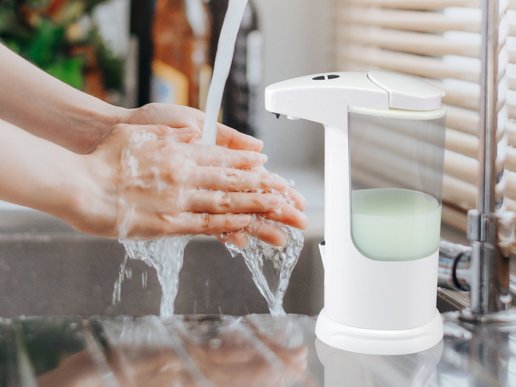 DISPENSER AUTOMATICO SAPONE E GEL IGENIZZANTE