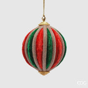 Palla Velluto a Spicchi Verde Rosso D10 EDG