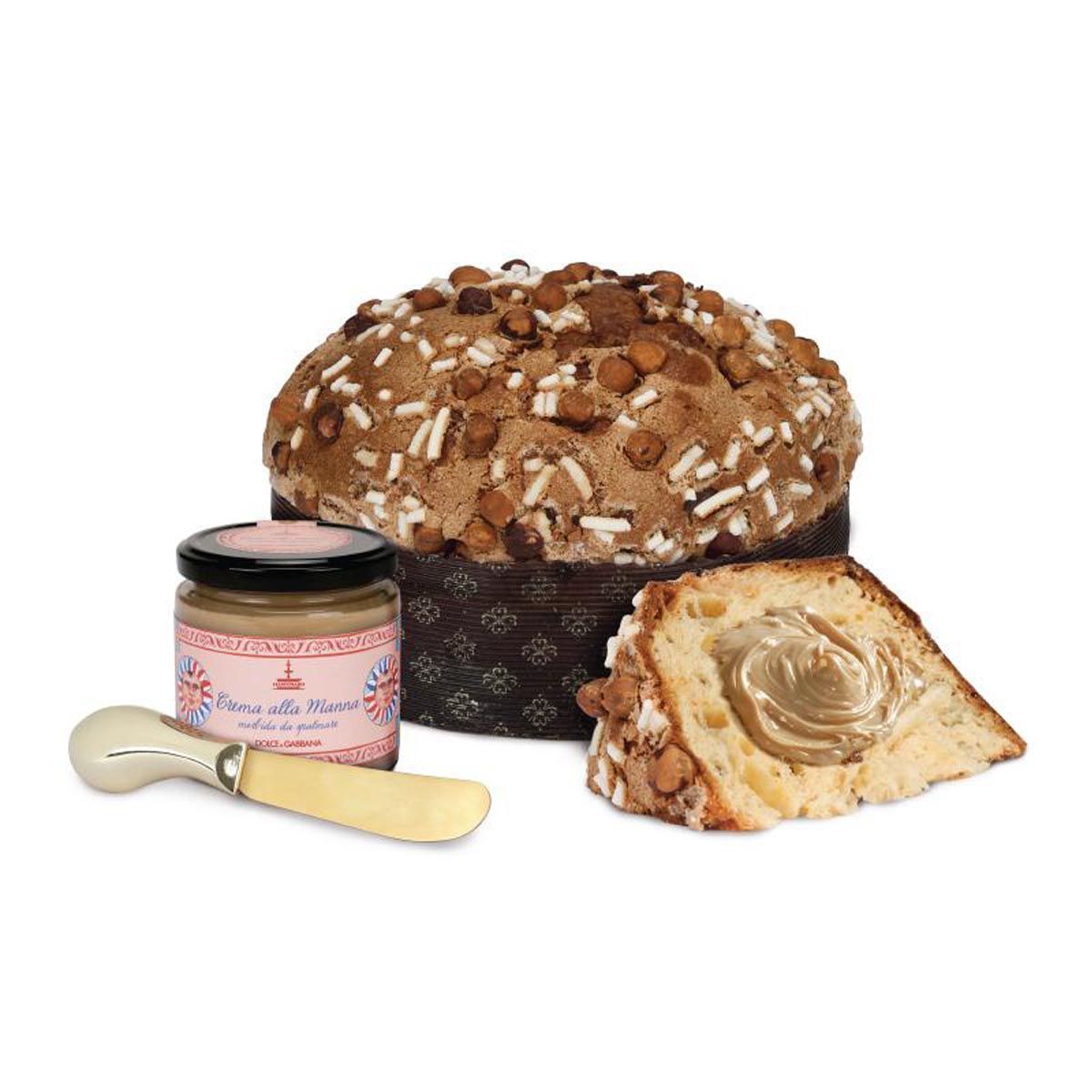 PANETTONE ARTIGIANALE DOLCE&GABBANA ALLE NOCCIOLE 1KG