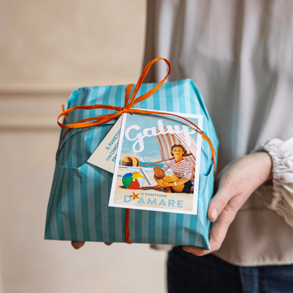 PANETTONE D'AMARE CON LIMONE CANDITO AL PROFUMO DI BASILICO 750G