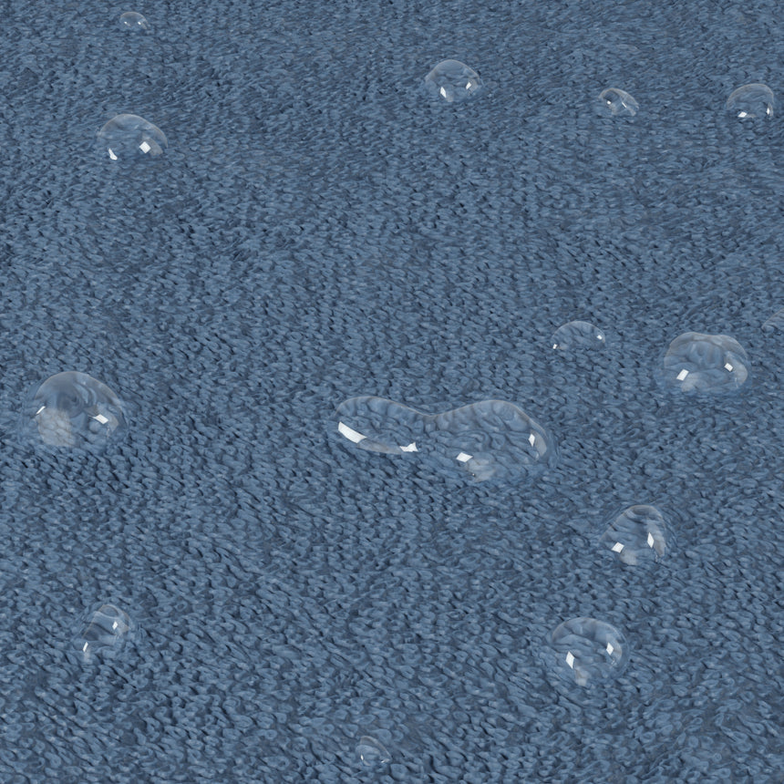 Scolapiatti e Tappetino Microfibra Pieghevole Udry Blu Ardesia UMBRA