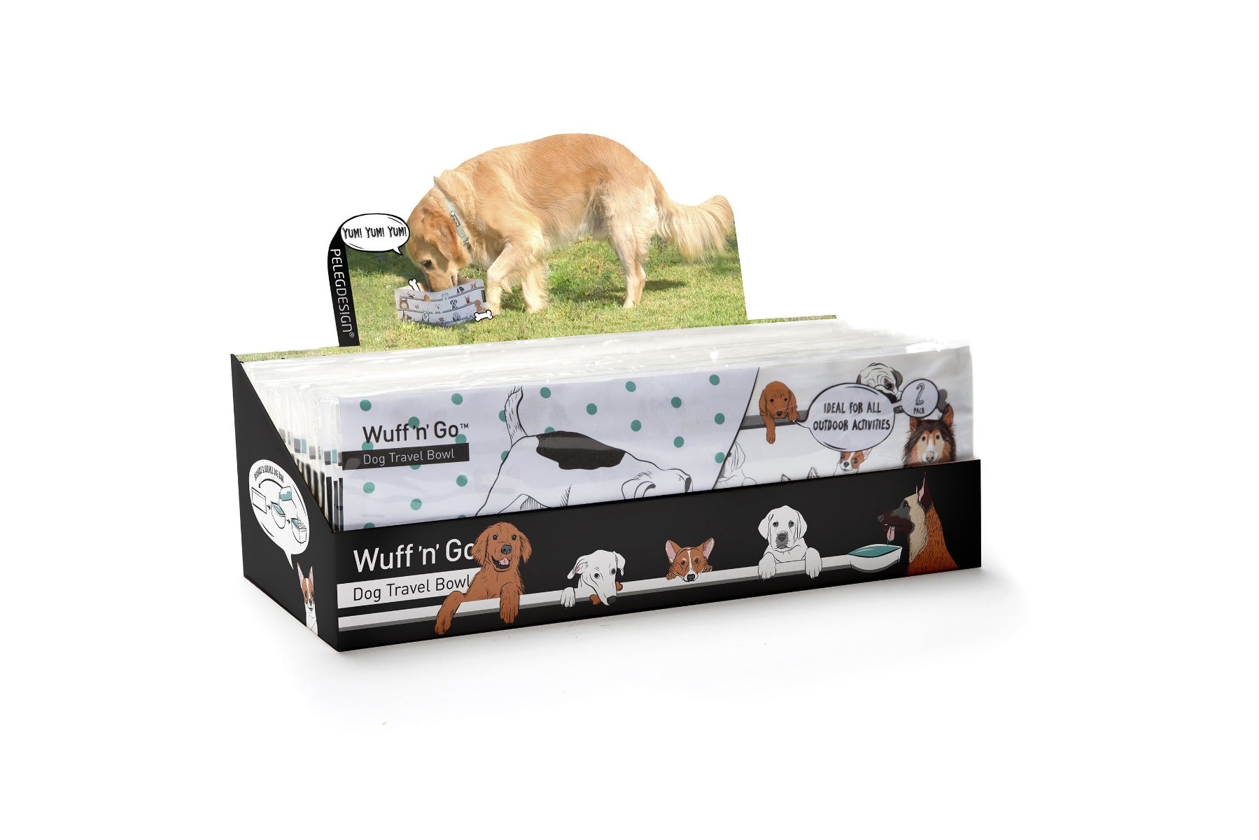 CIOTOLA DA VIAGGIO PER CANI