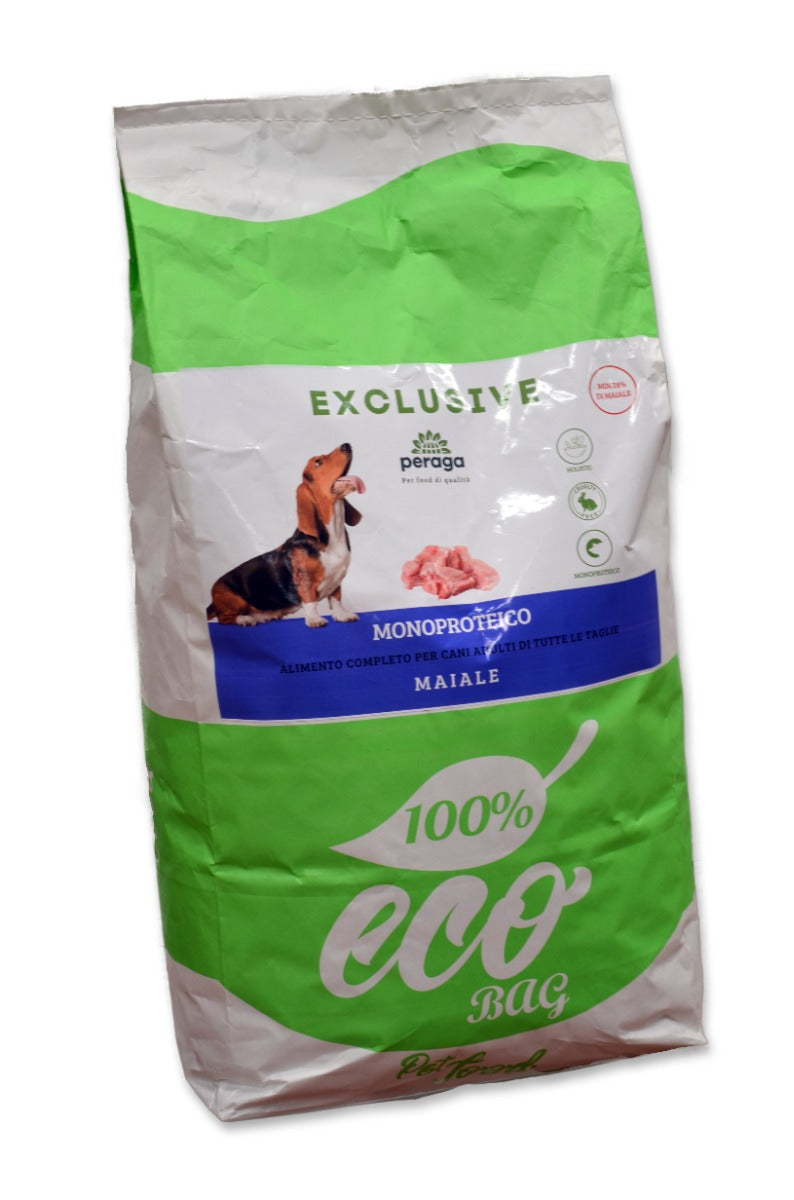 CROCCHETTE PERAGA EXCLUSIVE ADULTI MONOPROTEICO 12KG MAIALE