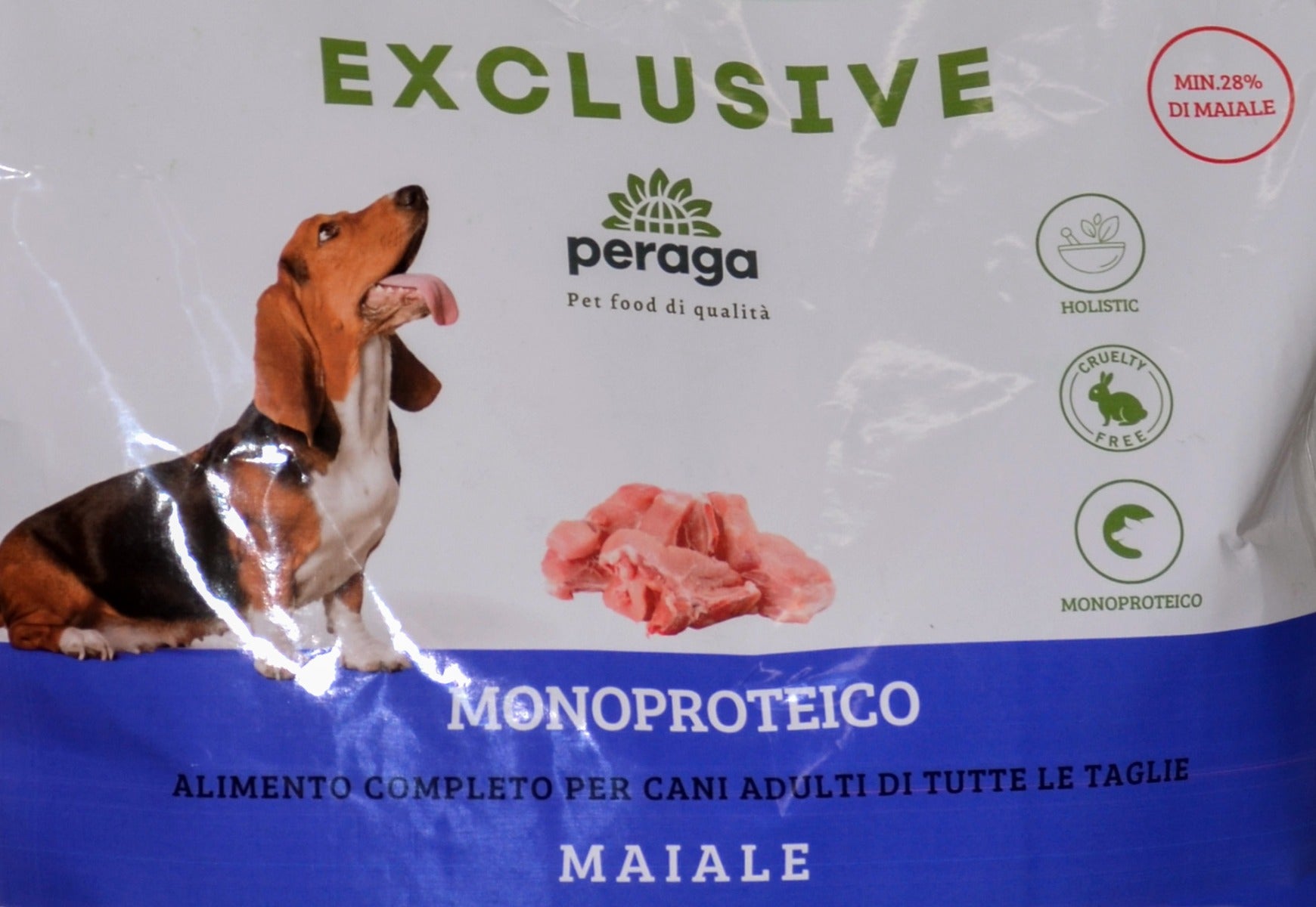 CROCCHETTE PERAGA EXCLUSIVE ADULTI MONOPROTEICO 12KG MAIALE