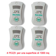 4 PEST AWAY L'ORIGINALE ANTIZANZARE ANTI INSETTI E RODITORI 1000 MQ