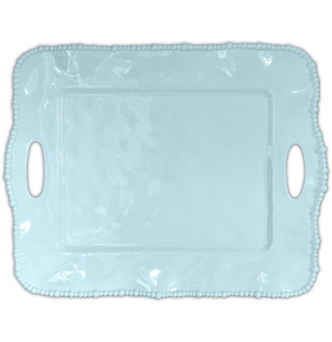 ANTIPASTIERA DUE SCOMPARTI IN MELAMINA  “JOKE TABLE & KITCHEN” AZZURRO