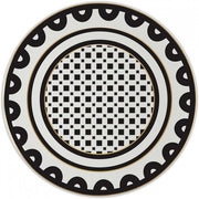 PIATTO TORTA OPTICAL 33 CM IN PORCELLANA