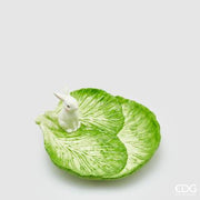 PIATTO FOGLIA CON CONIGLIO 9CM EDG