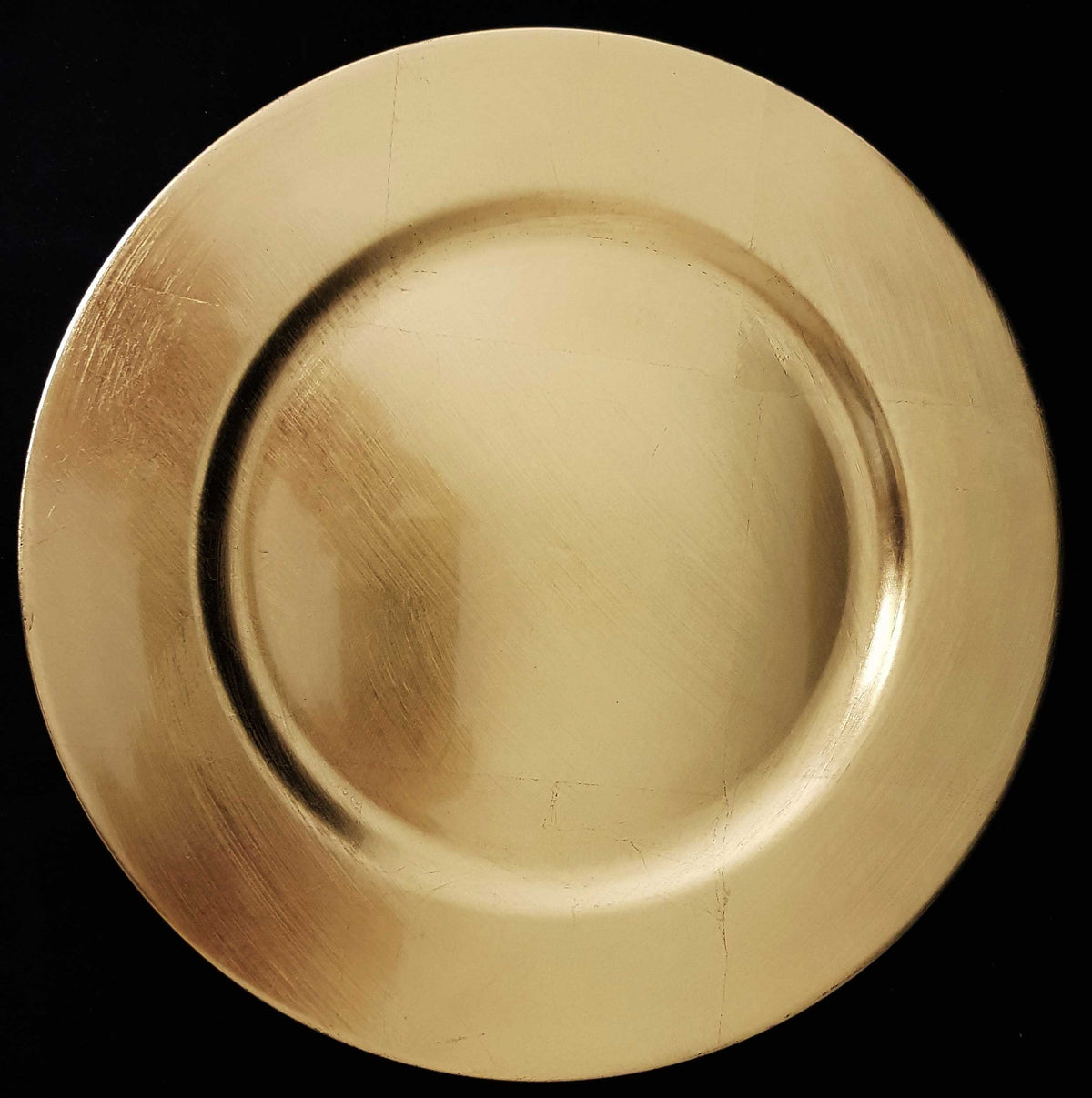 6 SOTTOPIATTI CIRCOLARI ORO 33CM
