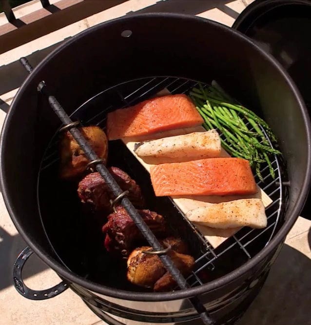 PIT BARREL BARBECUE AFFUMICATORE COOKER A CARBONE