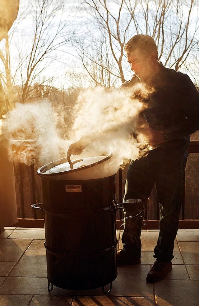 PIT BARREL BARBECUE AFFUMICATORE COOKER A CARBONE