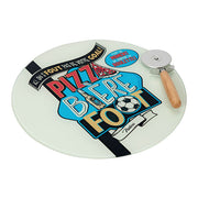TAGLIA PIZZA E PIATTO BIÈRE FOOT