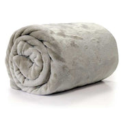 COPERTA PLAID ENZO 130X180CM GRIGIO CHIARO