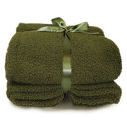 COPERTA PLAID JURRE 150X200CM VERDE OLIVA