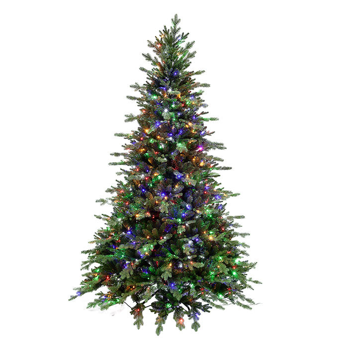 ALBERO DI NATALE CON LED, BRIDGE MOUNTAIN, 180CM, VERDE