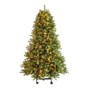 ALBERO DI NATALE AUTOMATICO CON LED, HUBART GROW, 225CM, VERDE