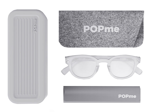 OCCHIALI DA VISTA POPME GLASSES ICI WHITE +3 (DISP.MEDICO)