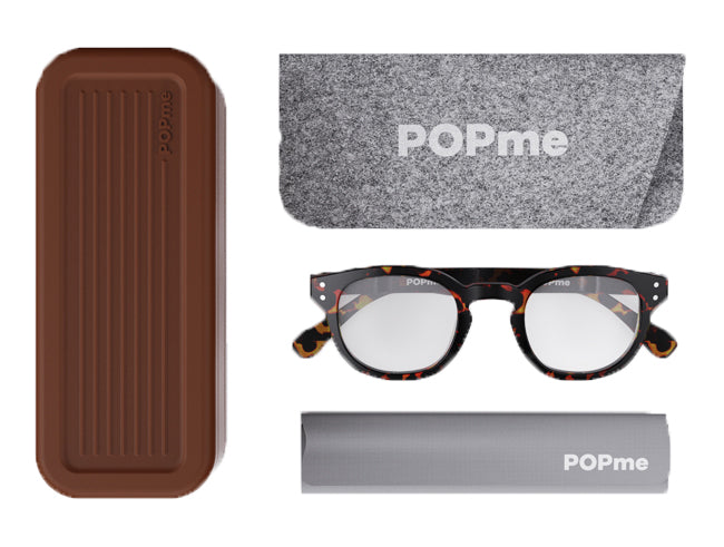 OCCHIALI DA VISTA POPME GLASSES TORTOISE +2 (DISP.MEDICO)